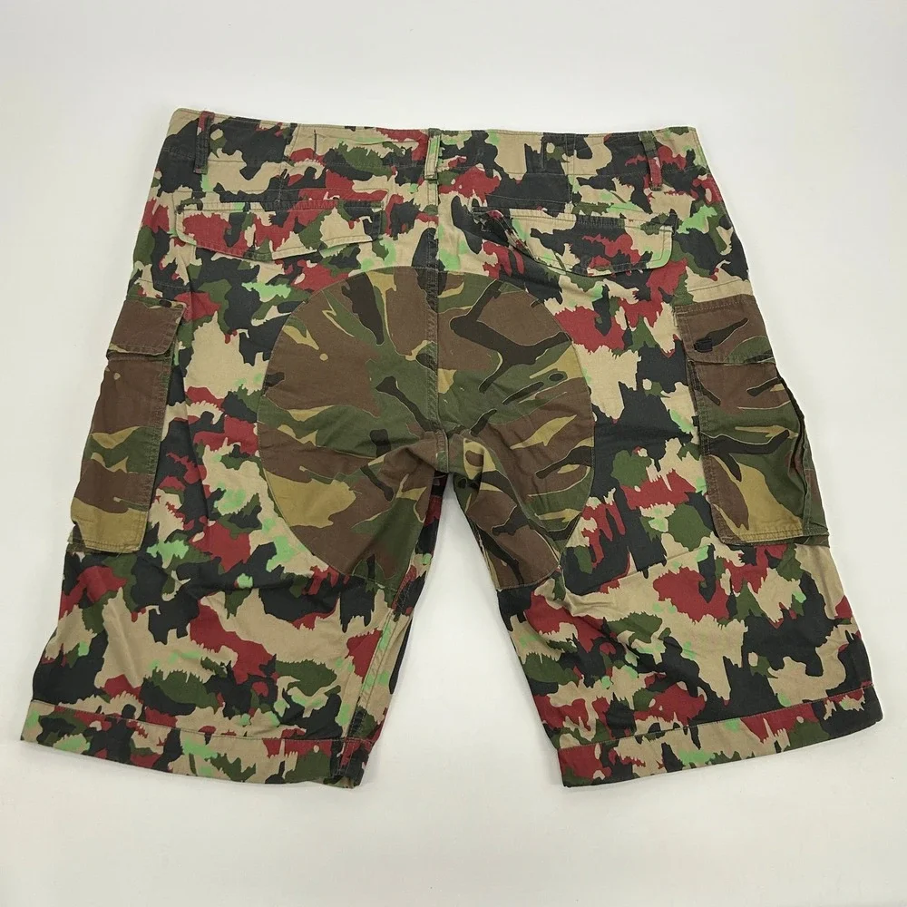G-Star Raw Rovic‎ RC Relaxed 1/2 Cargo Shorts Mens 40 (Waist 43) Multi Camo